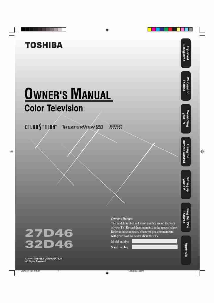 Toshiba CRT Television 27D46-page_pdf